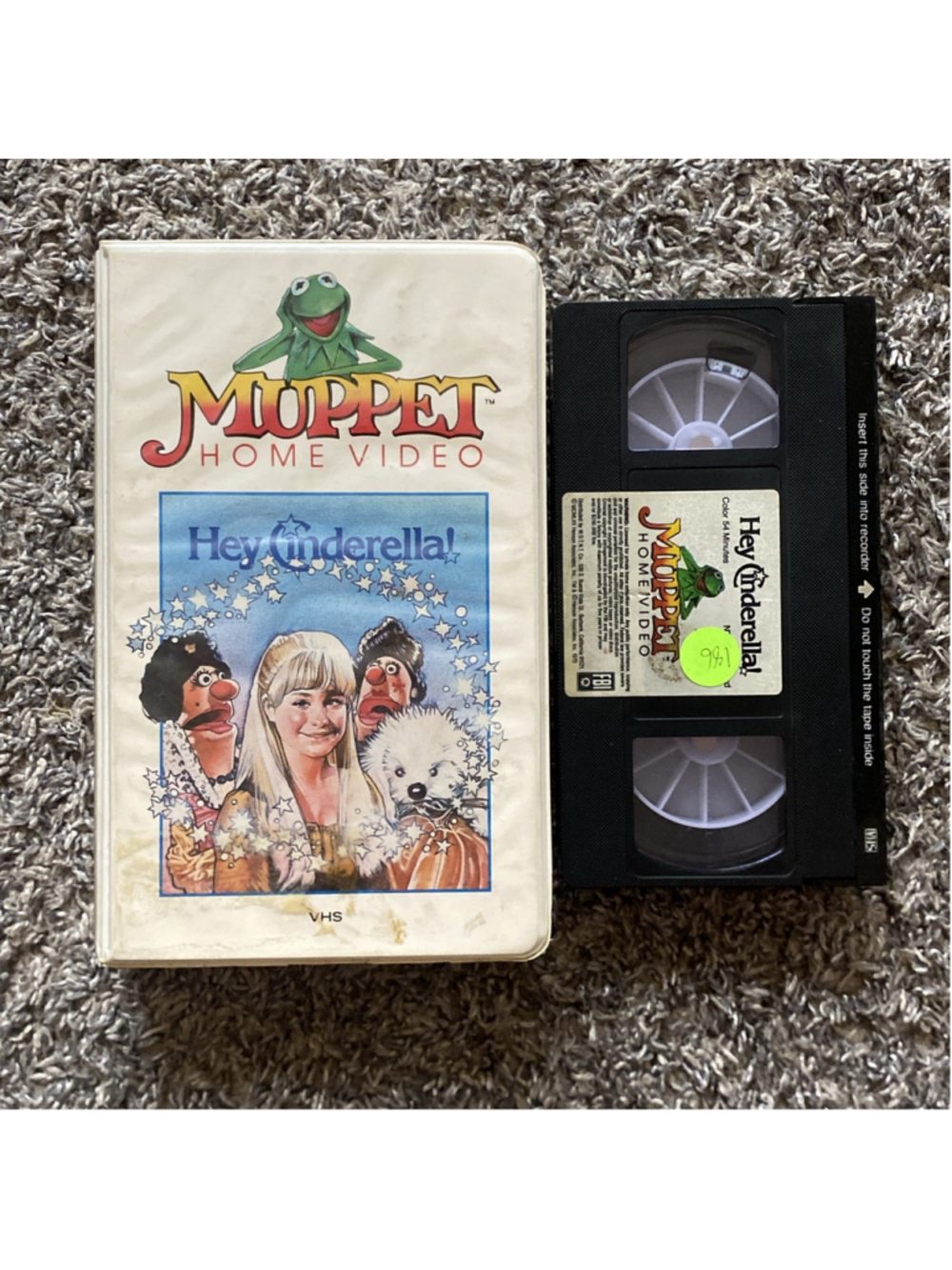 Hey Cinderella! (VHS, 1983) Muppet Home Video Clamshell - Tested - HTF OOP
